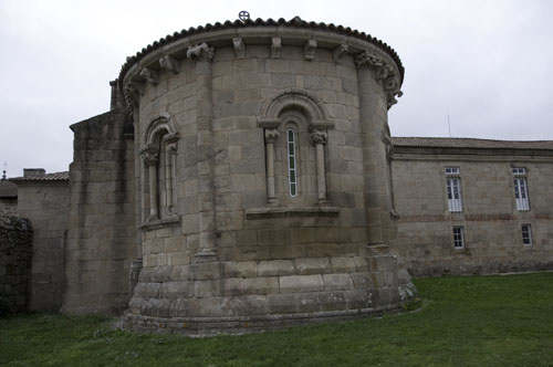 äbside exterior de la iglesia de Ferreira de Pantón